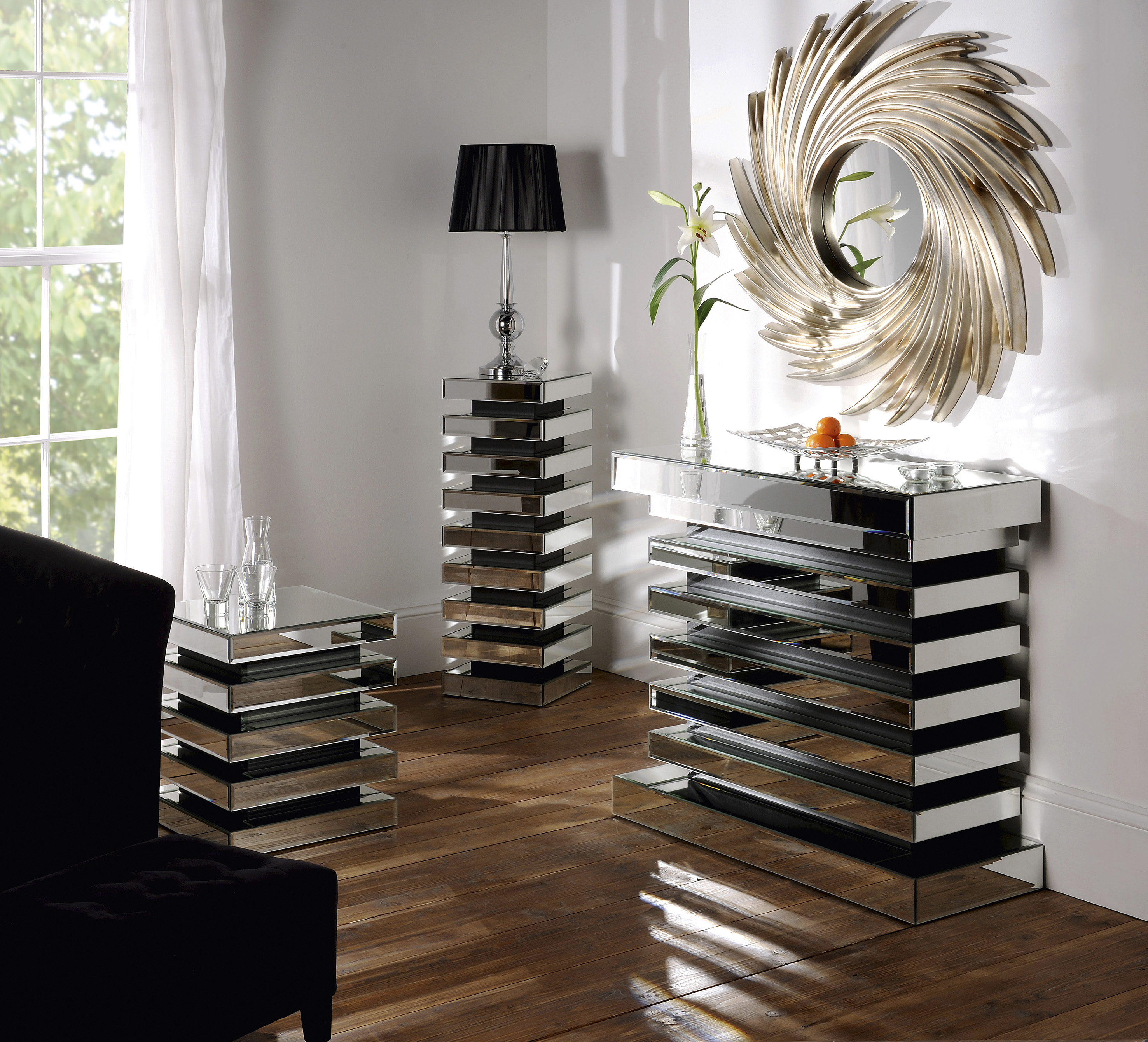 mf15 lamp british made mirrors occasional furniture yearn glass