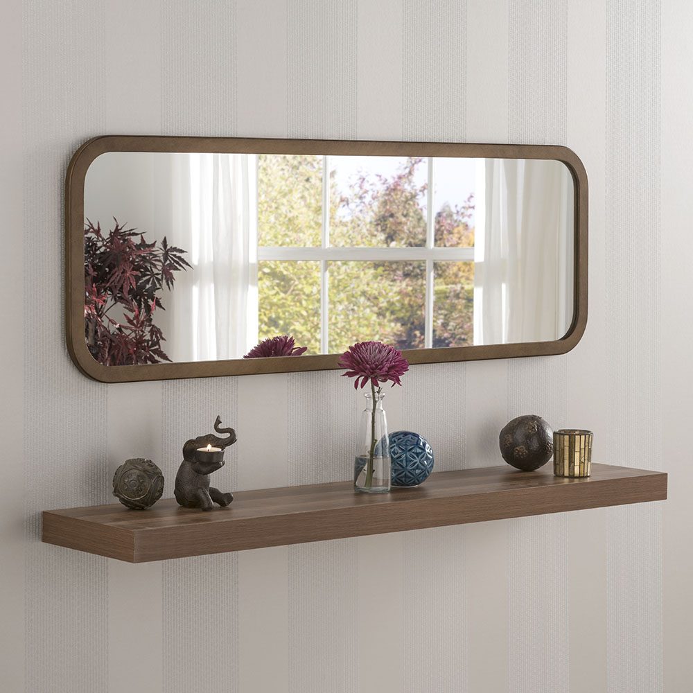 Classic Oblong Bronze British Made Mirrors Latest Designs